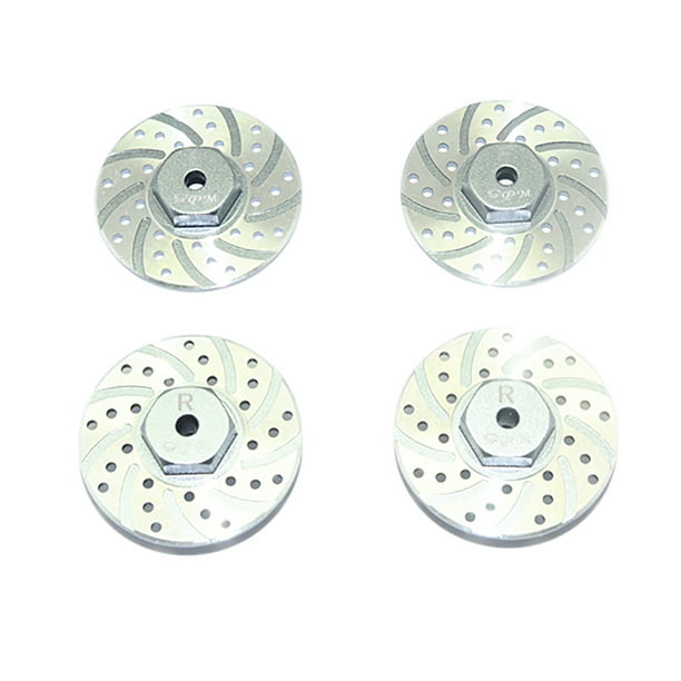 GPM Racing Aluminum Front/Rear Brake Disc Rotor Anti Rust For AXIAL 1/18 RC Car